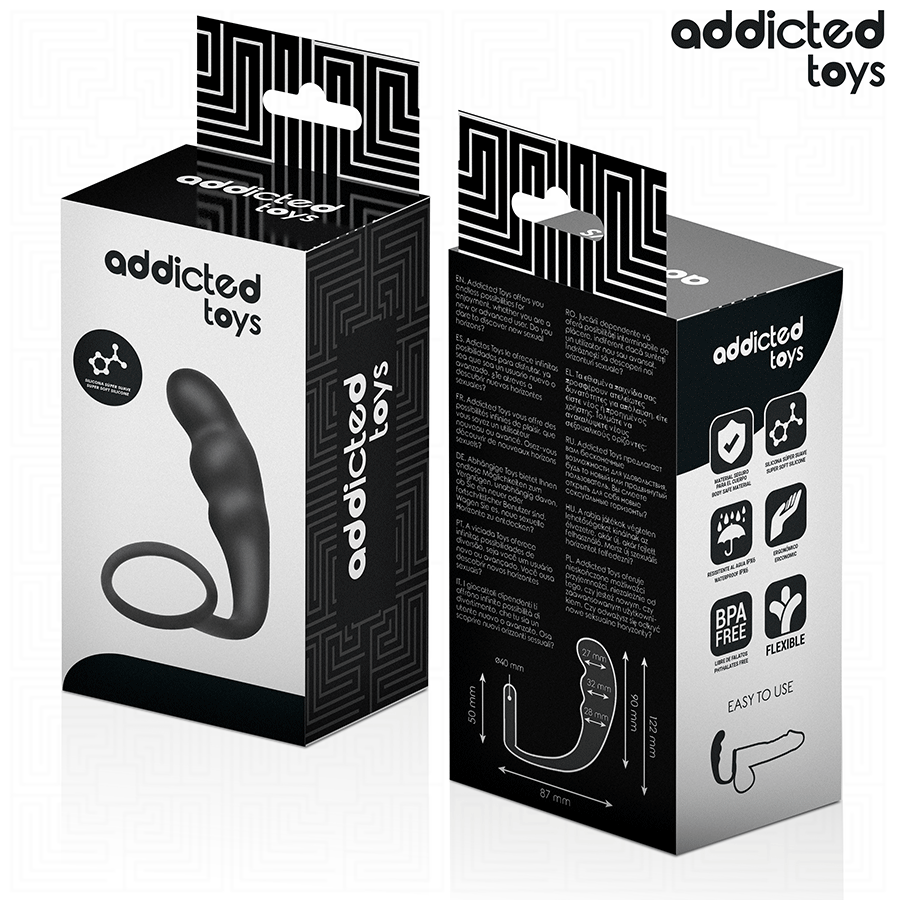 ADDICTED TOYS - PLUG ANALE CON ANELLO MODELLO 4 - ADDICTED TOYS | Lingerie Harness Boutique