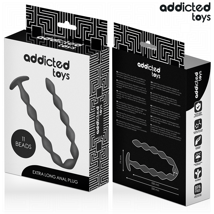 ADDICTED TOYS - TAPPO ANALE EXTRA LUNGO - ADDICTED TOYS | Lingerie Harness Boutique