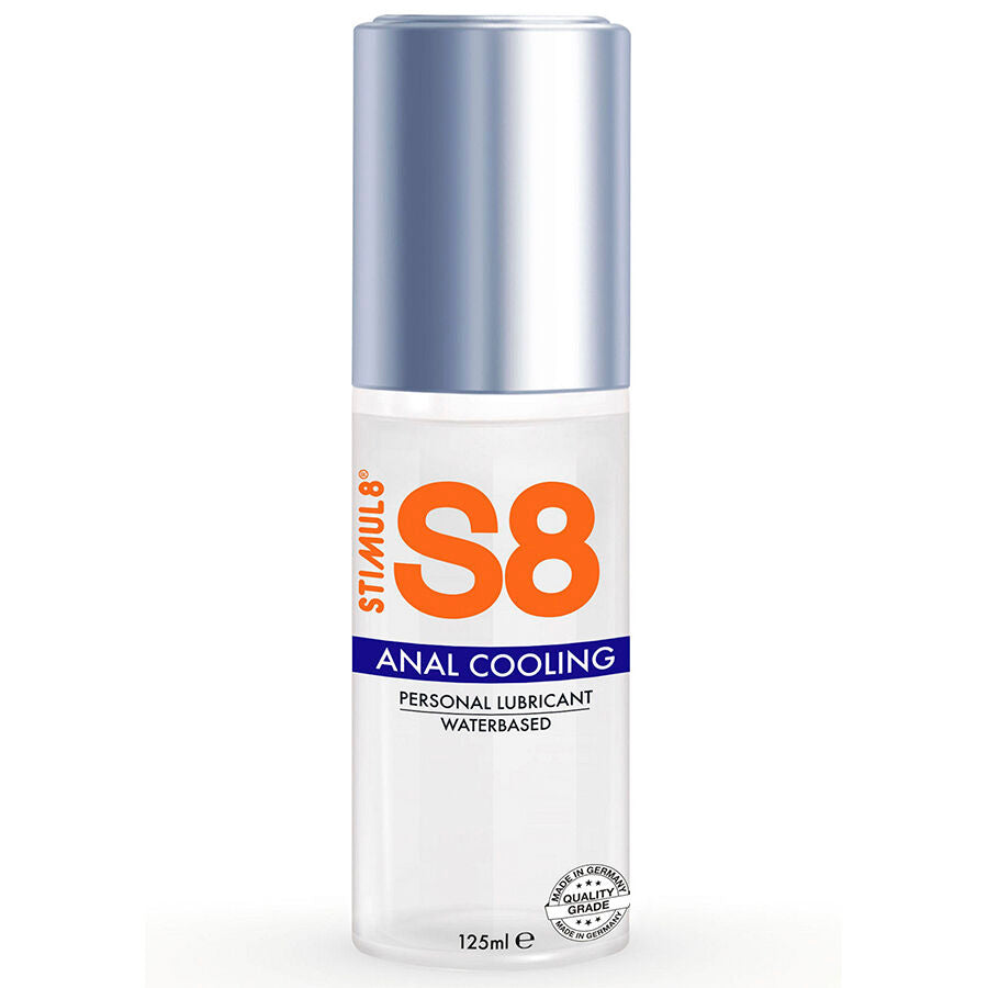 STIMUL8 - S8 LUBRIFICANTE ANALE EFFETTO FREDDO 125 ML - STIMUL8 | Lingerie Harness Boutique