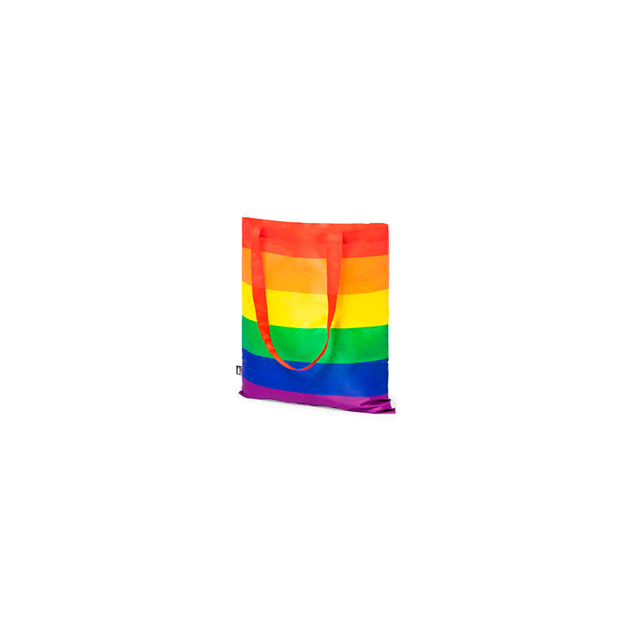 PRIDE - BORSA TOTE CON BANDIERA ARCOBALENO - PRIDE | Lingerie Harness Boutique