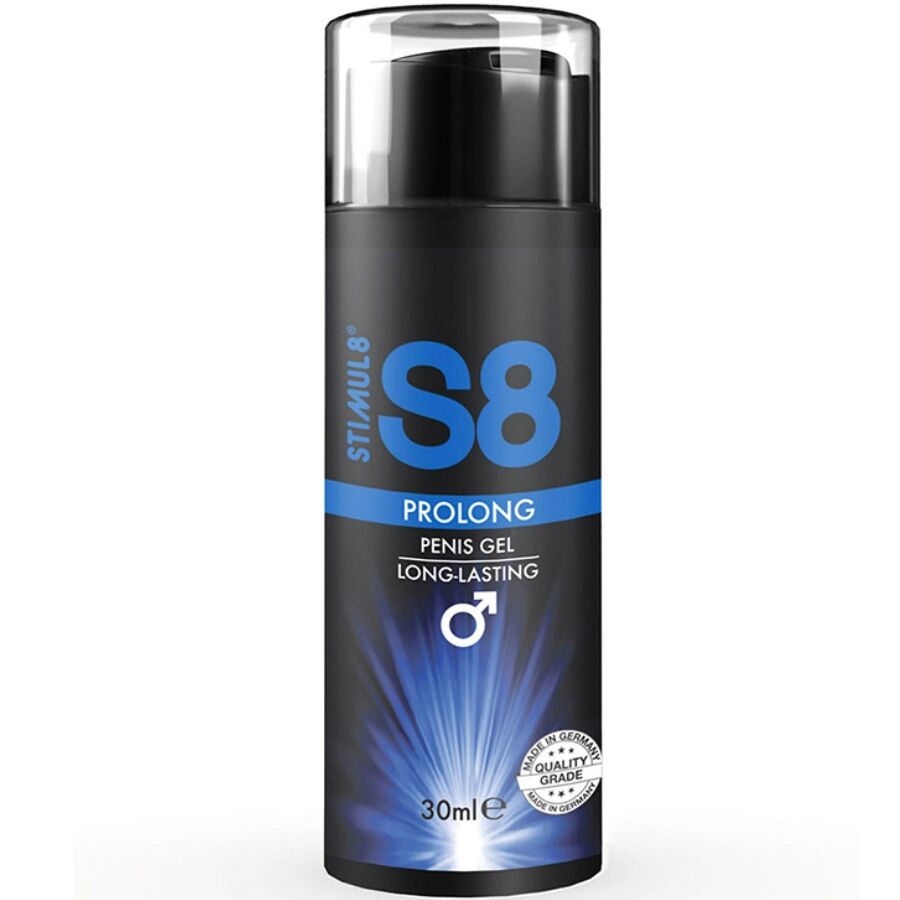 STIMUL8 - S8 GEL PROLUNGA PENE 30 ML - STIMUL8 | Lingerie Harness Boutique