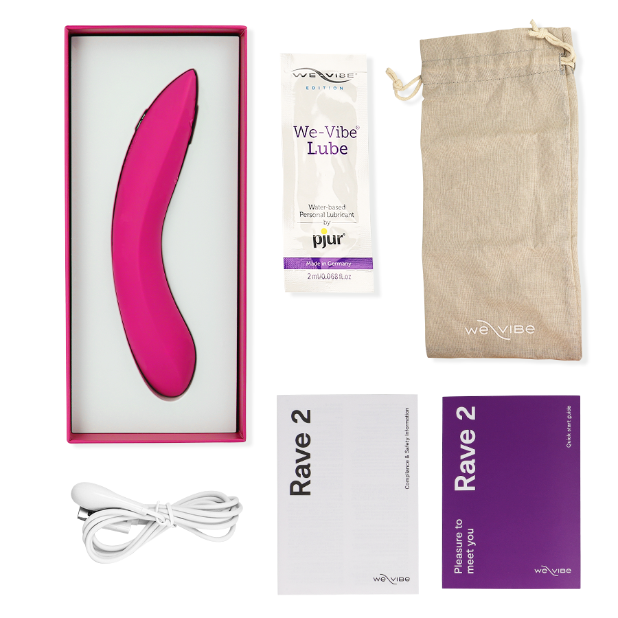 WE-VIBE - RAVE 2 VIBRATORE G-SPOT ROSA - WE-VIBE | Lingerie Harness Boutique