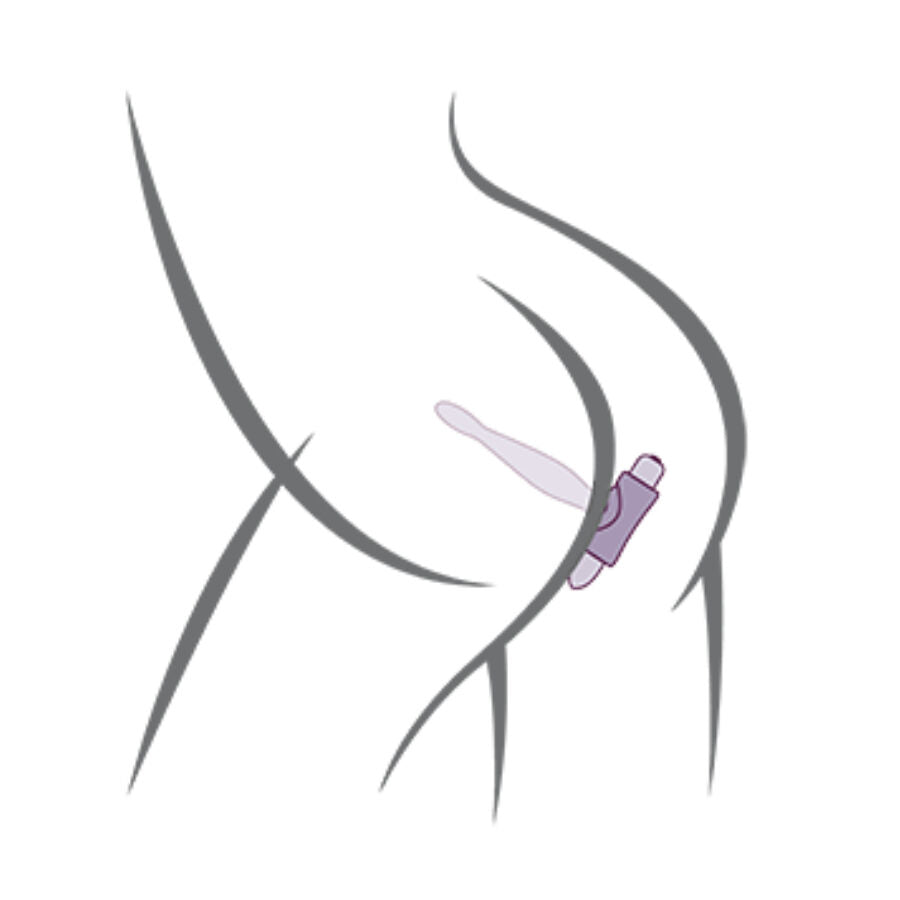 ROCKS-OFF - PETITE SENSATIONS TEAZER PLUG ANALE VIBRATORE VIOLA - ROCKS-OFF | Lingerie Harness Boutique