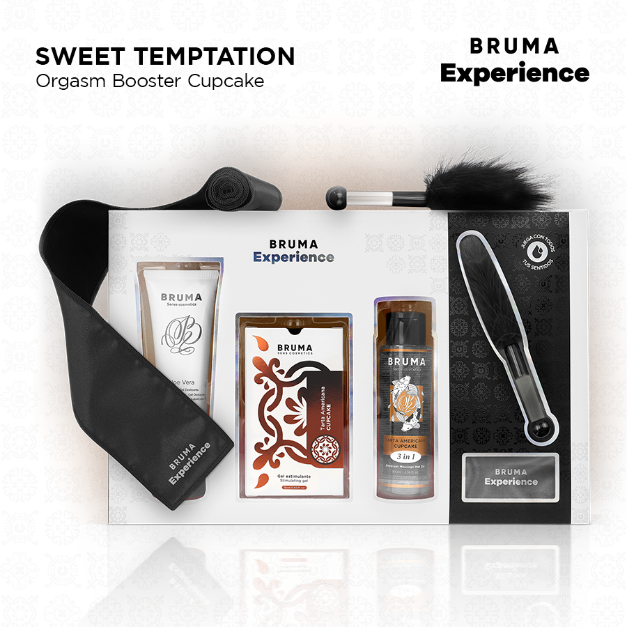 BRUMA XPERIENCE - KIT TENTAZIONE DOLCE AMERICANA CON POTENZIATORE DI ORGASMO - BRUMA | Lingerie Harness Boutique