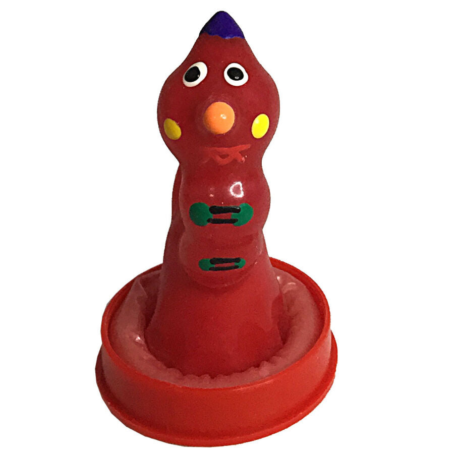 CONDOMERIE - PRESERVATIVI NOVITÀ DIPINTI A MANO WORM - CONDOMERIE | Lingerie Harness Boutique