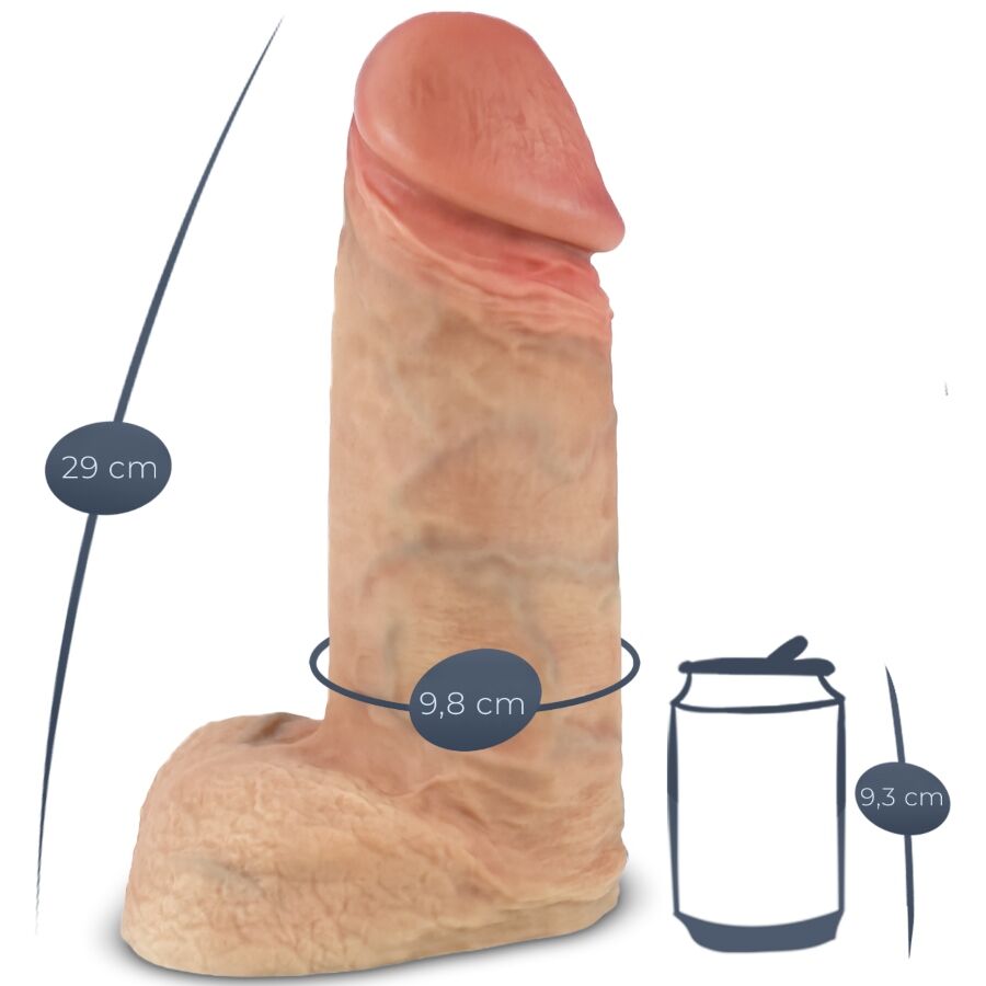 SILEXD - MODELLO 1 XTREME PREMIUM SILICONE PENE REALISTICO 28 CM - SILEXD | Lingerie Harness Boutique