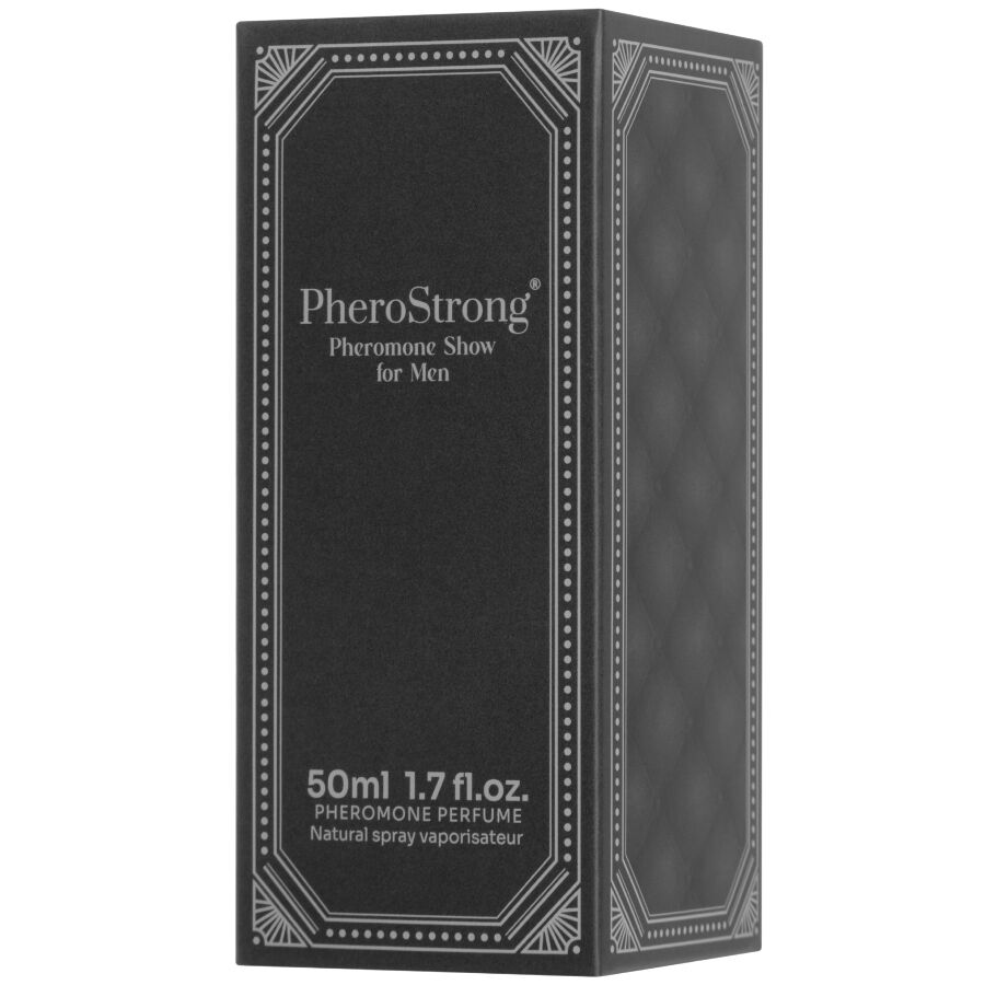 PHEROSTRONG - PROFUMO AI FEROMONI SHOW PER UOMO 50 ML - PHEROSTRONG | Lingerie Harness Boutique