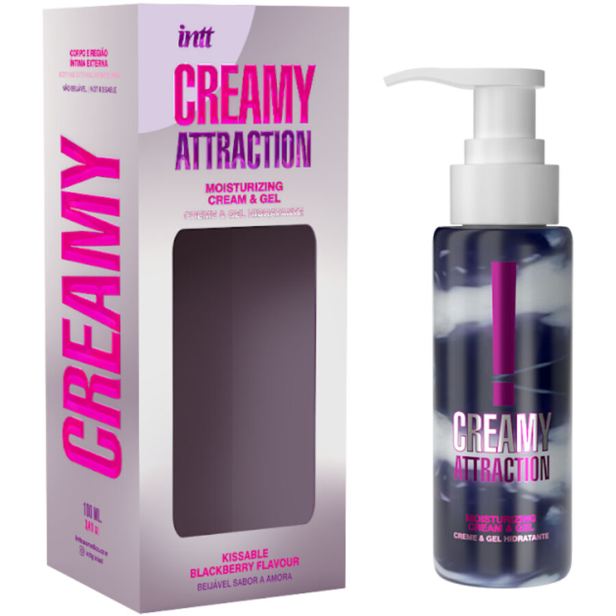 INTT RELEASES - CREMA E GEL AL GUSTO DI MORA DA BACIARE 100 ML - INTT RELEASES | Lingerie Harness Boutique