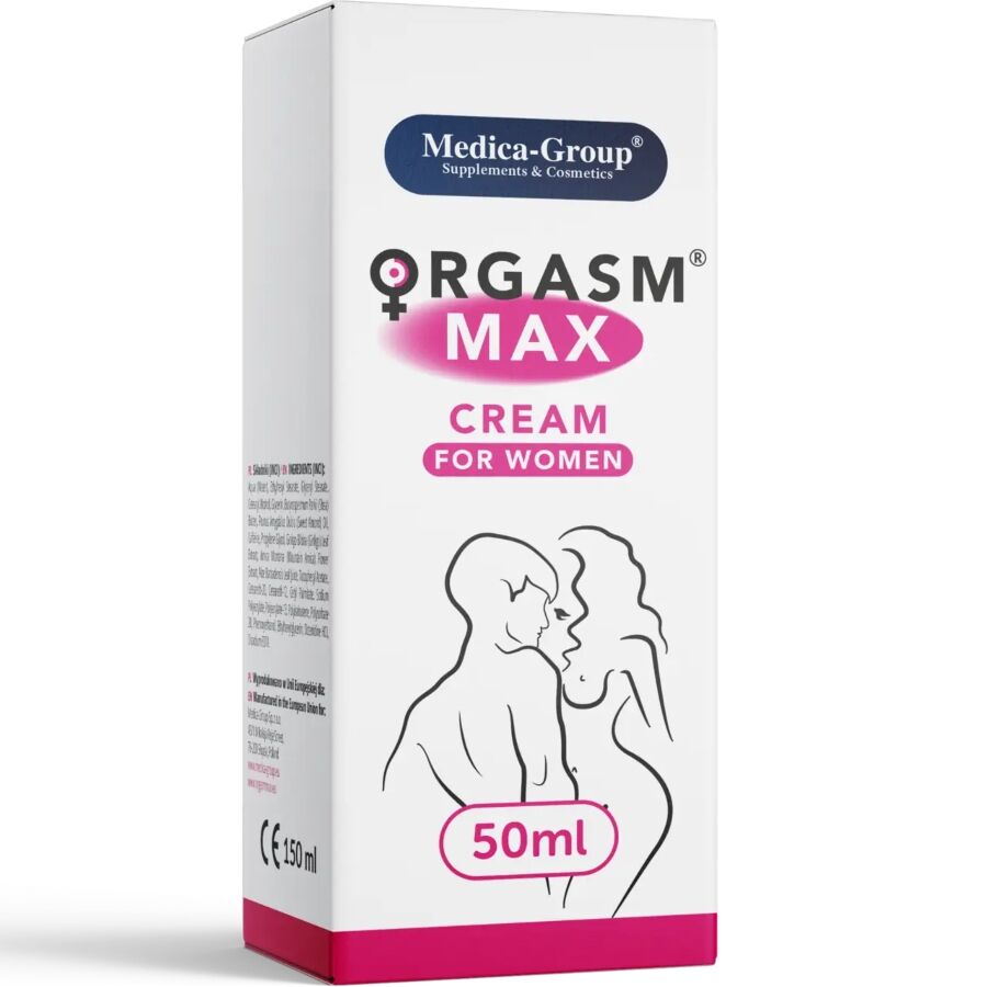 MEDICA GROUP - ORGASM MAX CREMA INTIMA DONNA 50 ML - MEDICA GROUP | Lingerie Harness Boutique