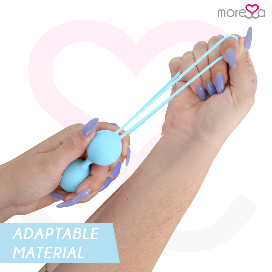 MORESSA - OSIAN DUE SILICONE PREMIUM TURCHESE - MORESSA | Lingerie Harness Boutique