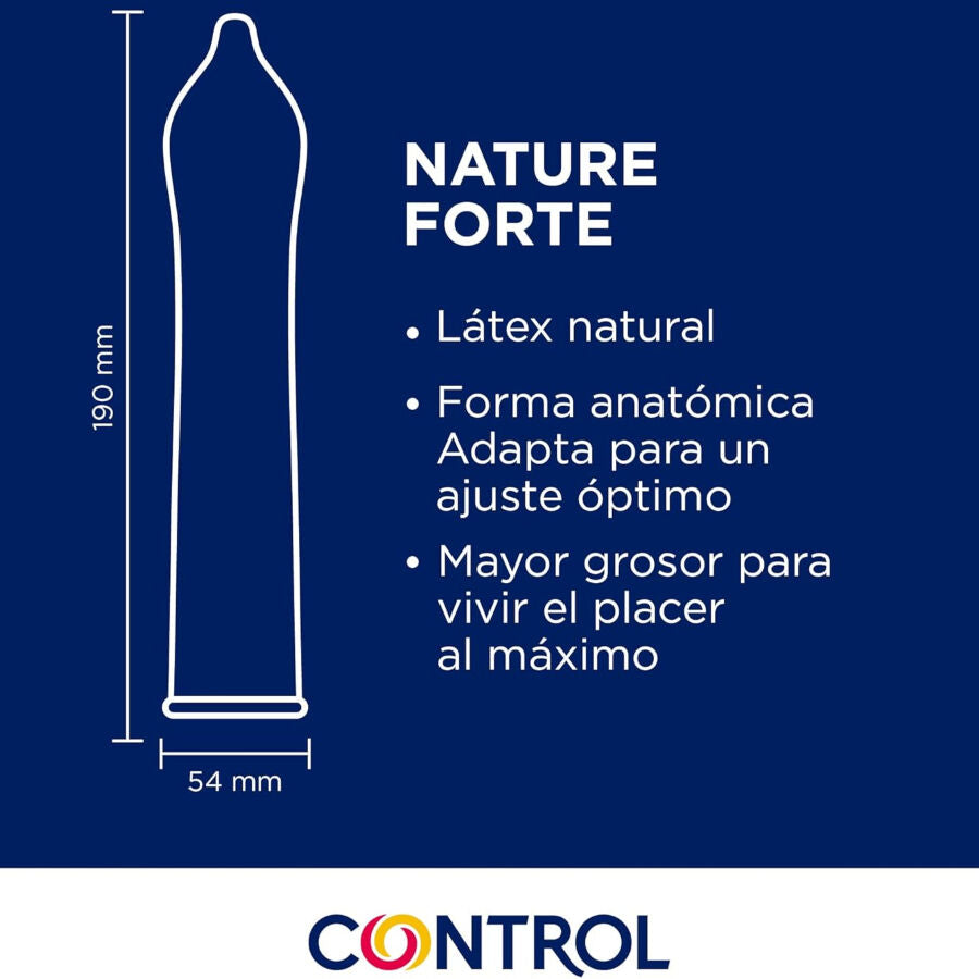 CONTROL - PRESERVATIVI NATURE FORTE 144 UNITÀ - CONTROL CONDOMS | Lingerie Harness Boutique