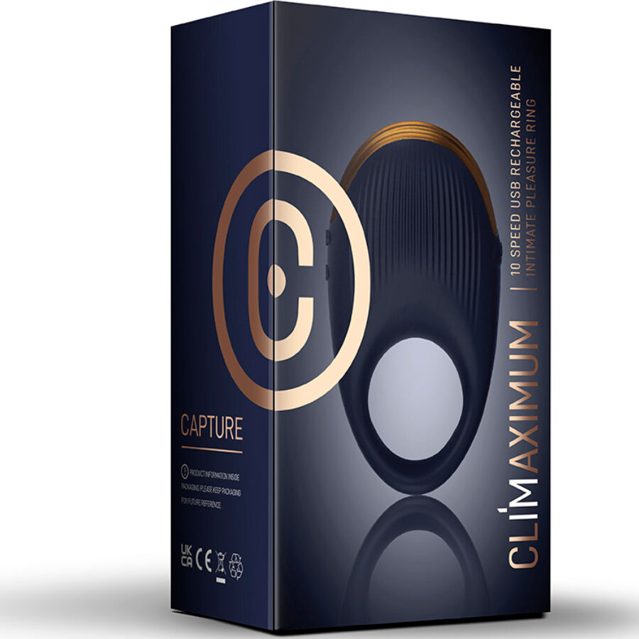 CLIMAXIMUM - VIBRATORE SENSORIALE CON ANELLO PER IL PENE - CLIMAXIMUM | Lingerie Harness Boutique