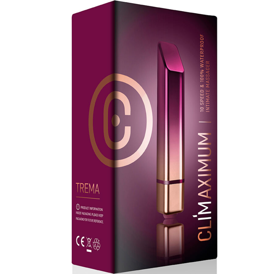 CLIMAXIMUM - VIBRATORE A PROIETTILE CON ROSSETTO TREMA - CLIMAXIMUM | Lingerie Harness Boutique