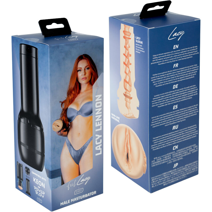 KIIROO - FEEL LACY LENNON MASTURBADOR STARS COLLECTION - KIIROO | Lingerie Harness Boutique