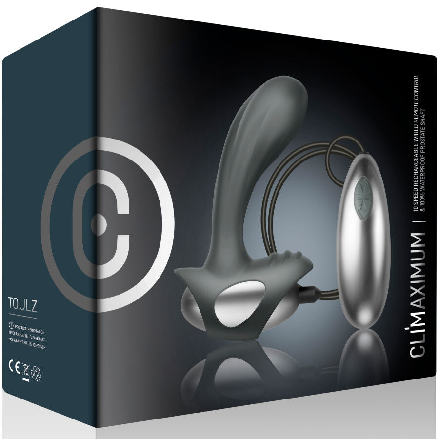 CLIMAXIMUM - MASSAGGIATORE PROSTATICO CON CAVO TOULZ - CLIMAXIMUM | Lingerie Harness Boutique