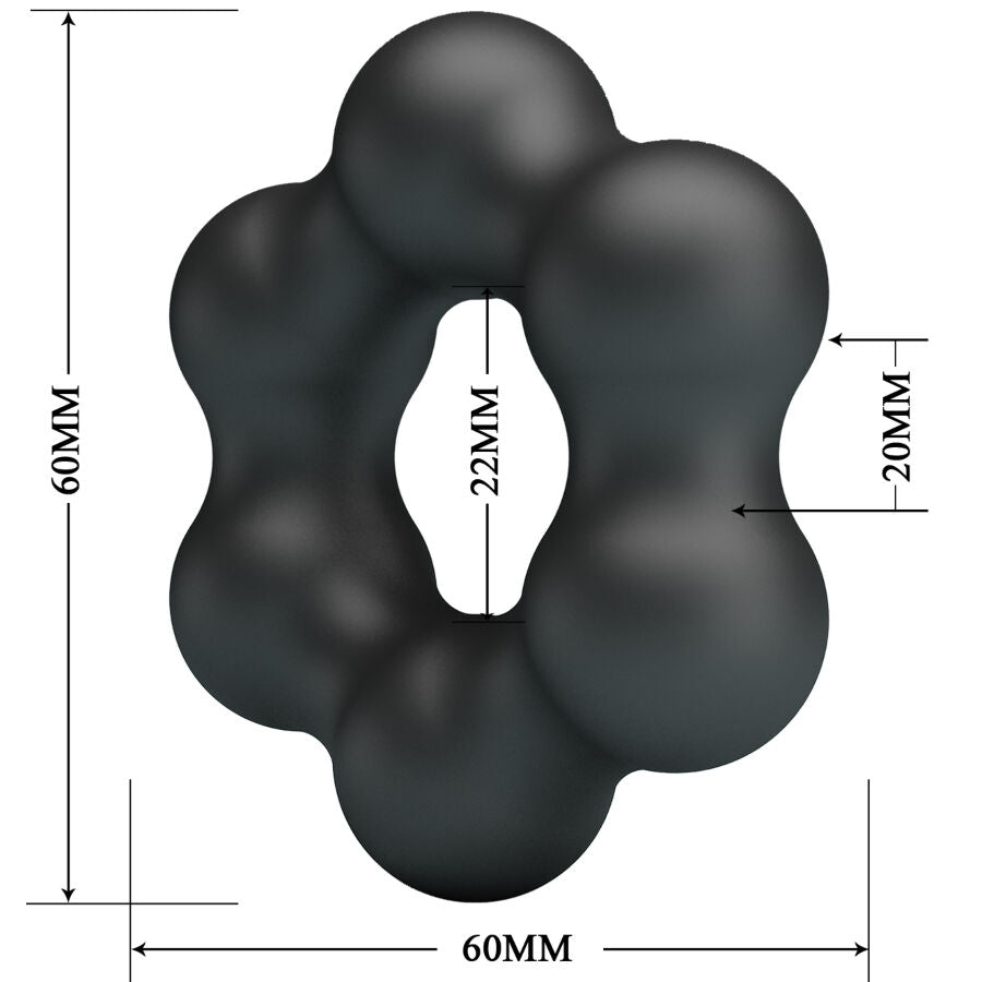 CRAZY BULL - ANELLO IN SILICONE CLAUZELL MODELLO 10 - CRAZY BULL | Lingerie Harness Boutique