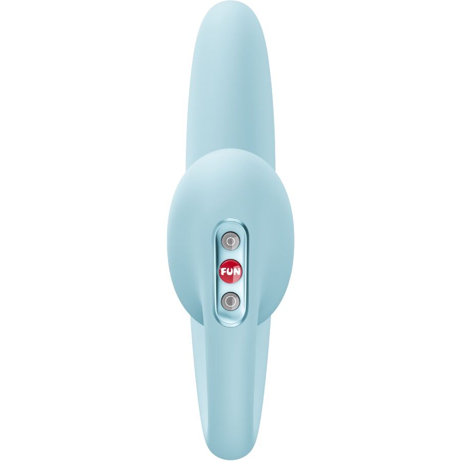 FUN FACTORY - VIBRATORE A DOPPIO IMPULSO D'ARIA INSERIBILE CRESCENDO BLU GHIACCIO - FUN FACTORY | Lingerie Harness Boutique