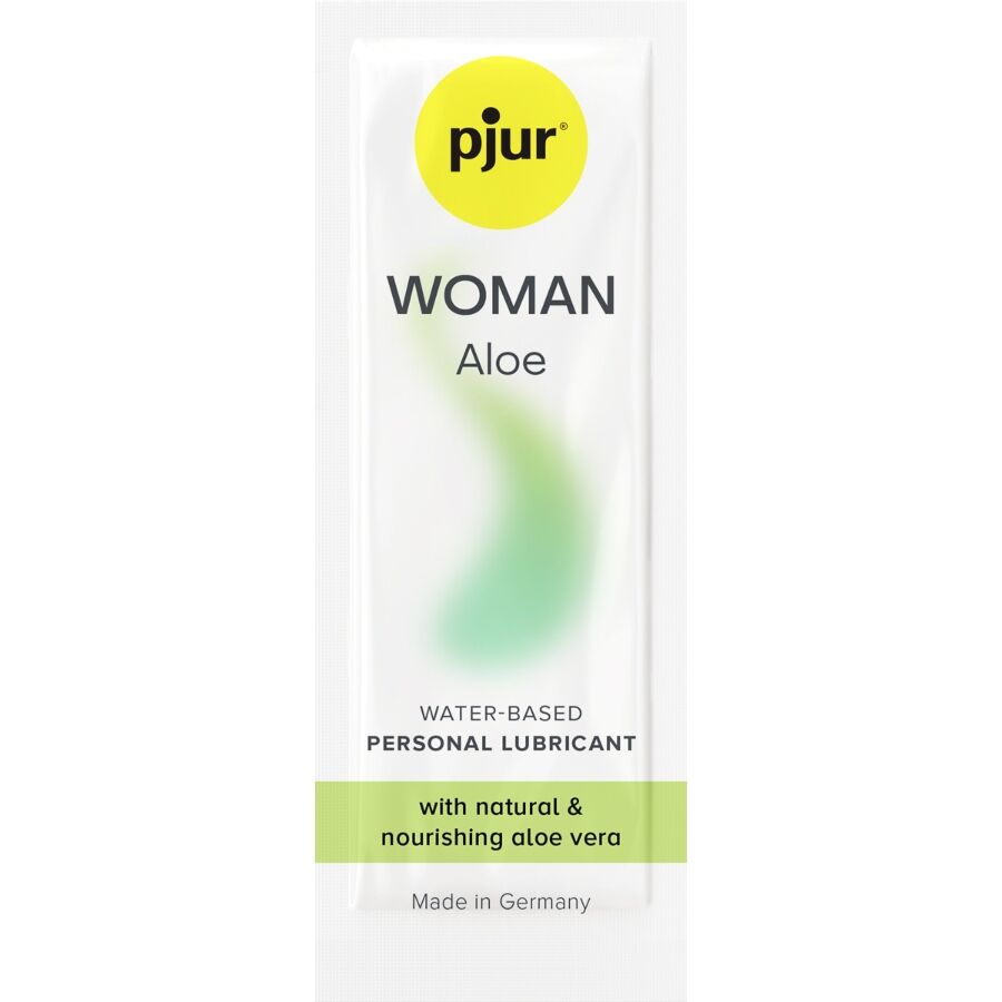 PJUR - WOMAN ALOE LUBRIFICANTE A BASE ACQUA 2 ML - PJUR | Lingerie Harness Boutique