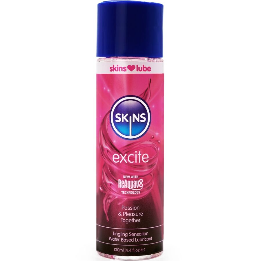 SKINS - EXCITE LUBRIFICANTE A BASE D'ACQUA 130 ML - SKINS | Lingerie Harness Boutique