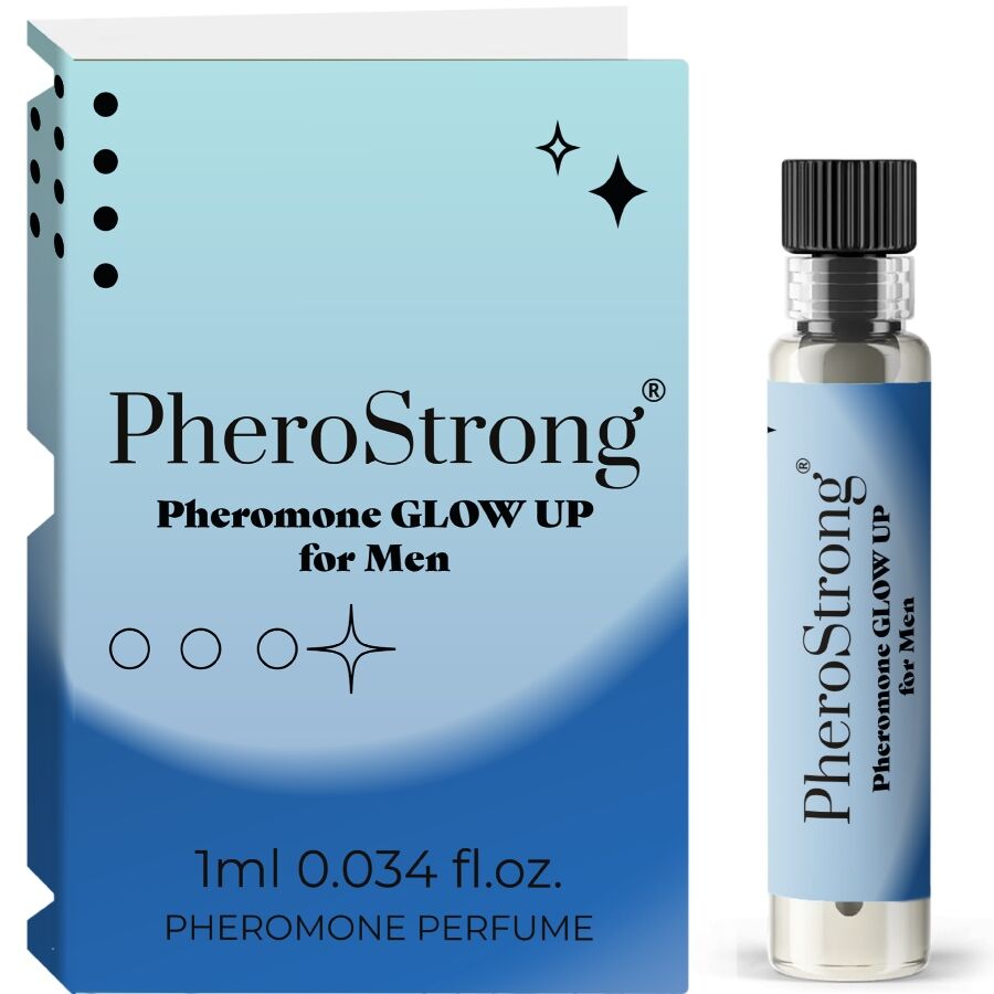 PHEROSTRONG - PROFUMO GLOW UP AI FEROMONI PER UOMO 1 ML - PHEROSTRONG | Lingerie Harness Boutique