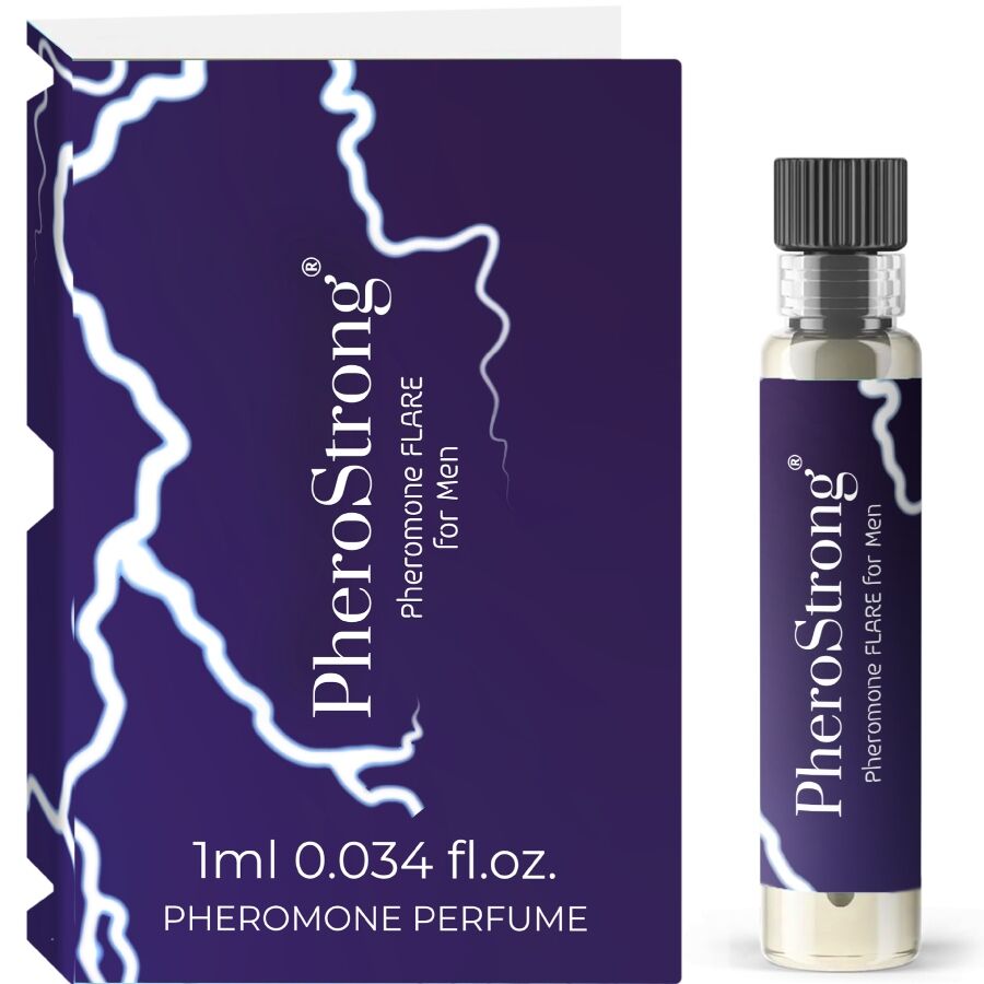 PHEROSTRONG - PROFUMO FLARE AI FEROMONI PER UOMO 1 ML - PHEROSTRONG | Lingerie Harness Boutique