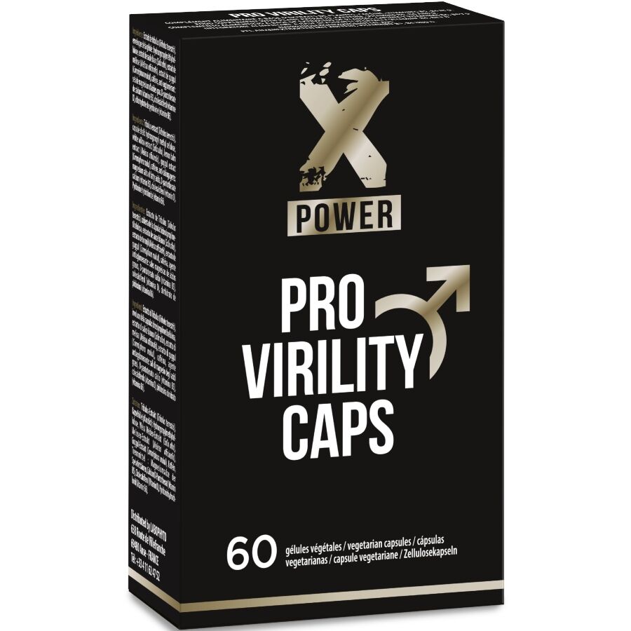 XPOWER - PRO VIRILITY CAPS 60 UNITÀ - XPOWER | Lingerie Harness Boutique