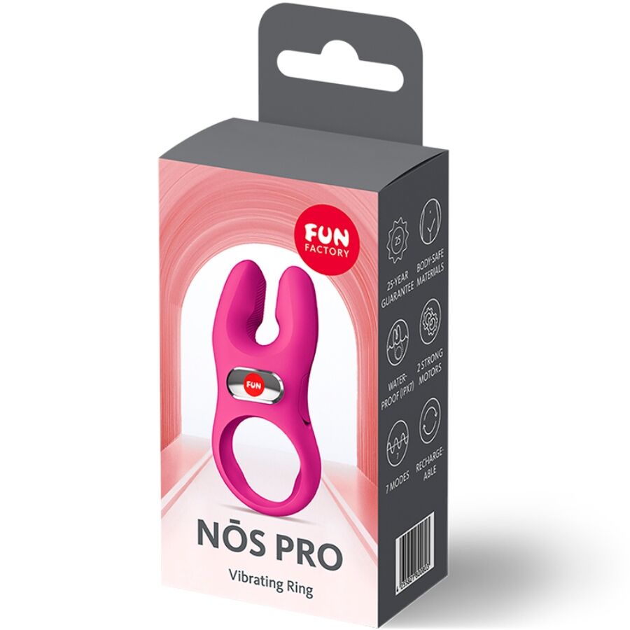 FUN FACTORY - ANELLO VIBRANTE PER IL PENE NOS PRO MAGENTA - FUN FACTORY | Lingerie Harness Boutique