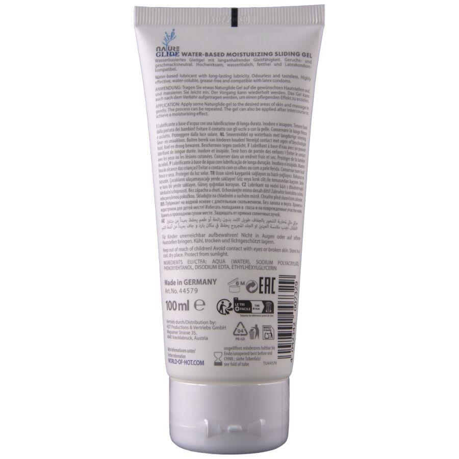HOT - LUBRIFICANTE A BASE D'ACQUA NATURE GLIDE 100ML - HOT | Lingerie Harness Boutique
