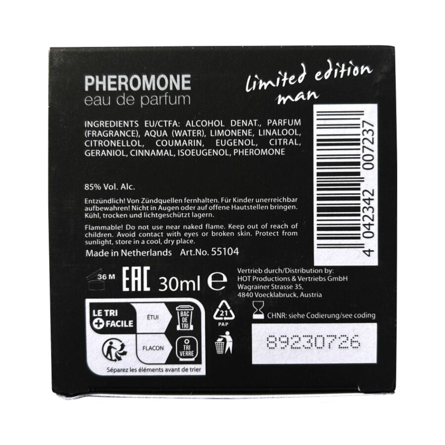 HOT - PROFUMO AI FEROMONI DUBAI EDIZIONE LIMITATA UOMO 30 ML - HOT | Lingerie Harness Boutique