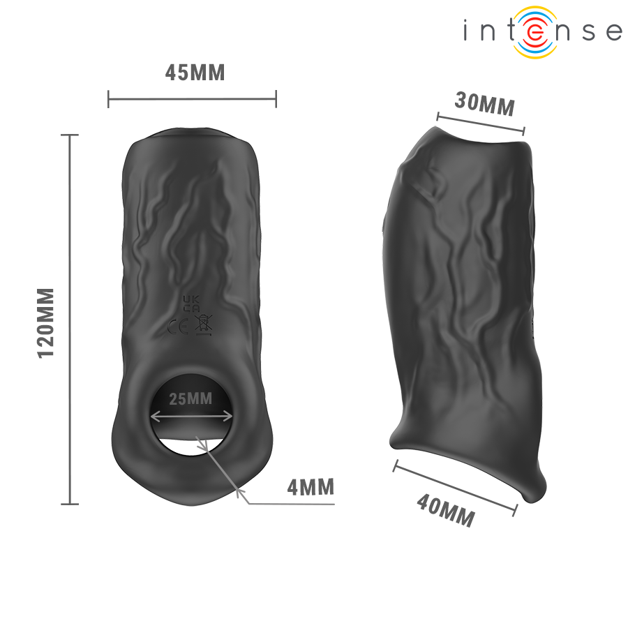 INTENSE - SEAN ANELLO PER PENE VIBRANTE REGOLABILE MODELLO 13 - INTENSE FOR HIM | Lingerie Harness Boutique