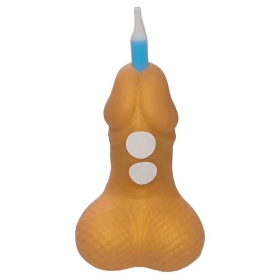 DIABLO PICANTE - CANDELA NUMERO DI COMPLEANNO PENE DORATA - DIABLO PICANTE | Lingerie Harness Boutique