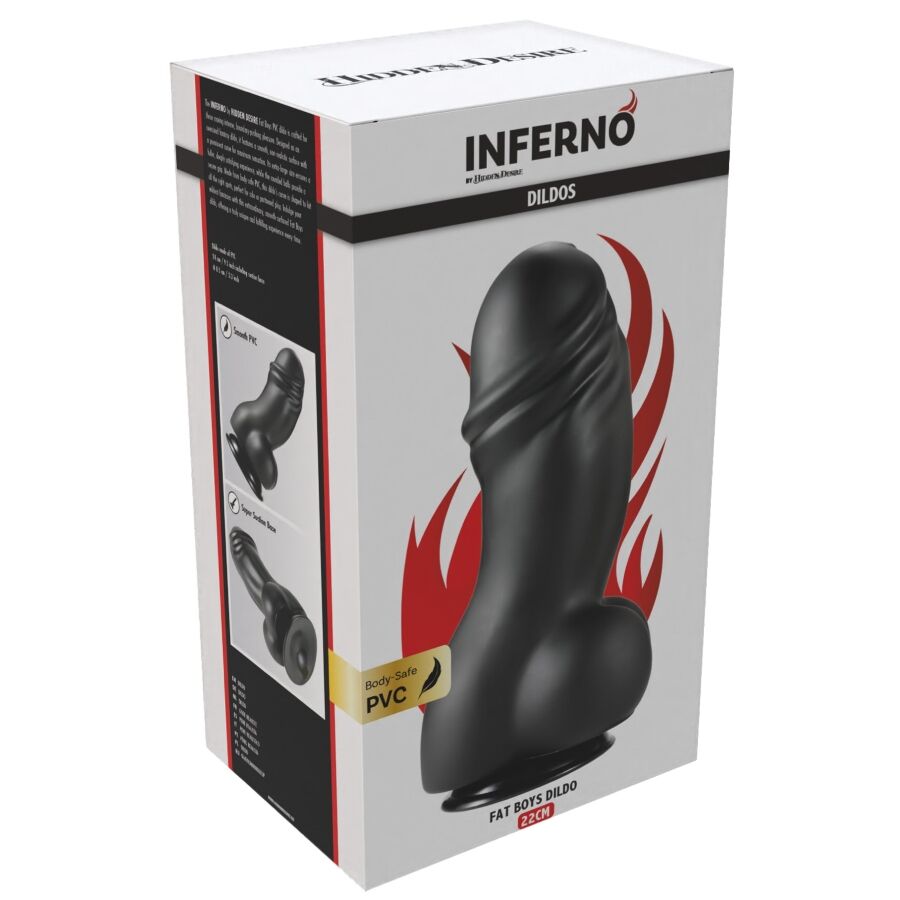 HIDDEN DESIRE - INFERNO DILDO FAT BOYS 22 CM - HIDDEN DESIRE | Lingerie Harness Boutique