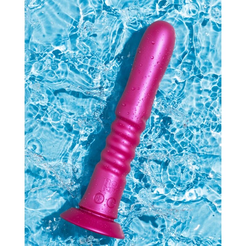 ROMP - JIGGLE VIBRATORE SU E GIÙ CON VENTOSA ROSA - ROMP | Lingerie Harness Boutique