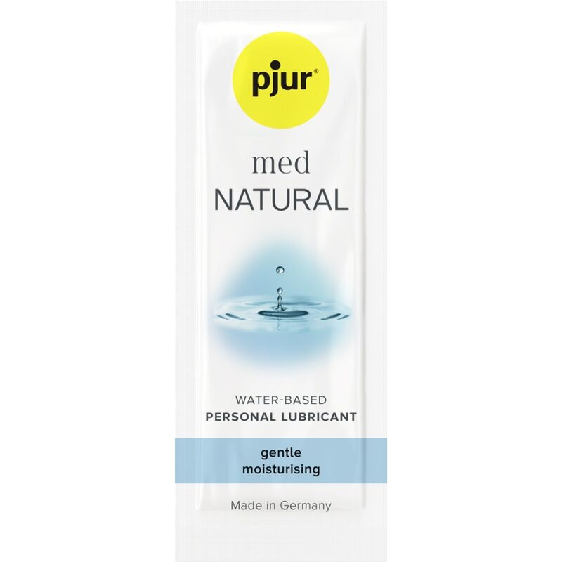 PJUR - MED LUBRIFICANTE NATURALE A BASE ACQUA 2 ML - PJUR | Lingerie Harness Boutique