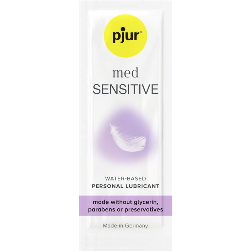 PJUR - MED SENSITIVE GLIDE LUBRIFICANTE A BASE ACQUA 2 ML - PJUR | Lingerie Harness Boutique