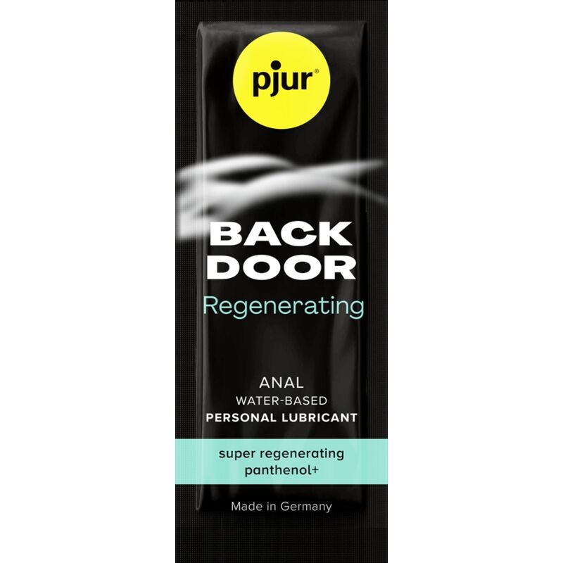 PJUR - BACK DOOR RIGENERANTE AL PANTENOLO BASE ACQUA ANALE 2 ML - PJUR | Lingerie Harness Boutique