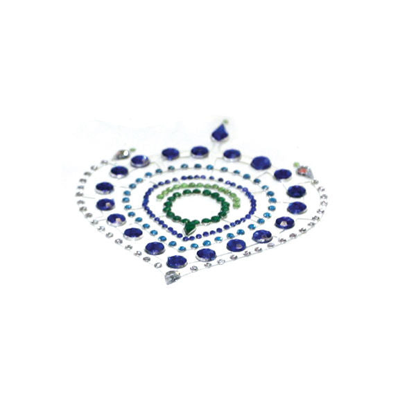 BIJOUX - INDISCRETI FLAMBOYANT BLU&VERDE - BIJOUX DESIRE METALLIQUE | Lingerie Harness Boutique