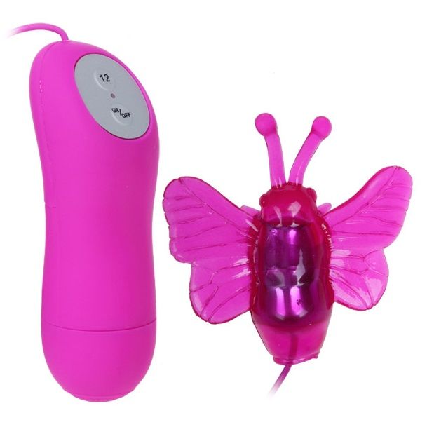 BAILE - VIBRATORE STIMOLATORE FARFALLA SVEGLIO SEGRETO 12V - BAILE STIMULATING | Lingerie Harness Boutique