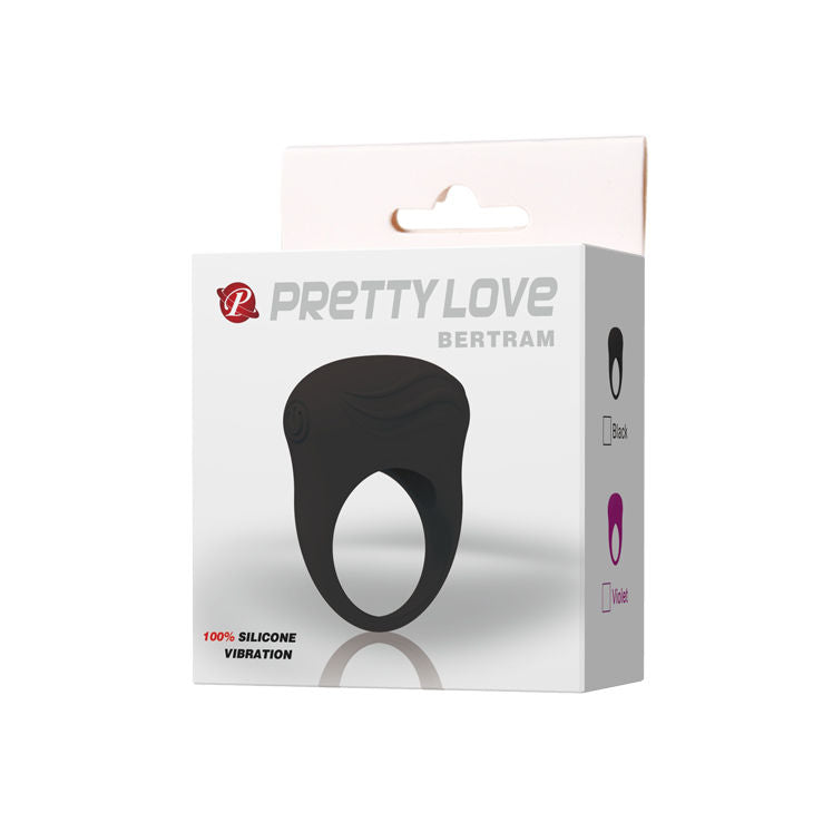 PRETTY LOVE - BERTRAM ANELLO VIBRATORE NERO - PRETTY LOVE MALE | Lingerie Harness Boutique