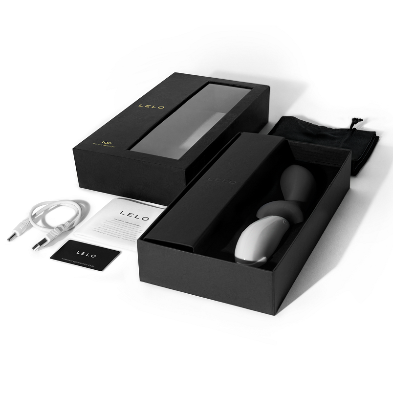 LELO - VIBRATORE PROSTATICO NERO LOKI - LELO | Lingerie Harness Boutique