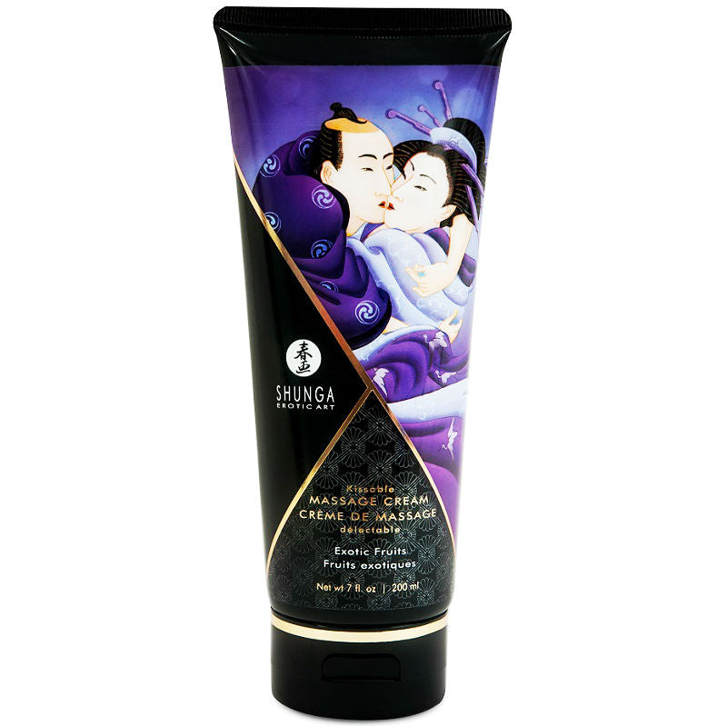SHUNGA - CREMA DA MASSAGGIO AI FRUTTA ESOTICI 200 ML - SHUNGA MASSAGE CREAM | Lingerie Harness Boutique