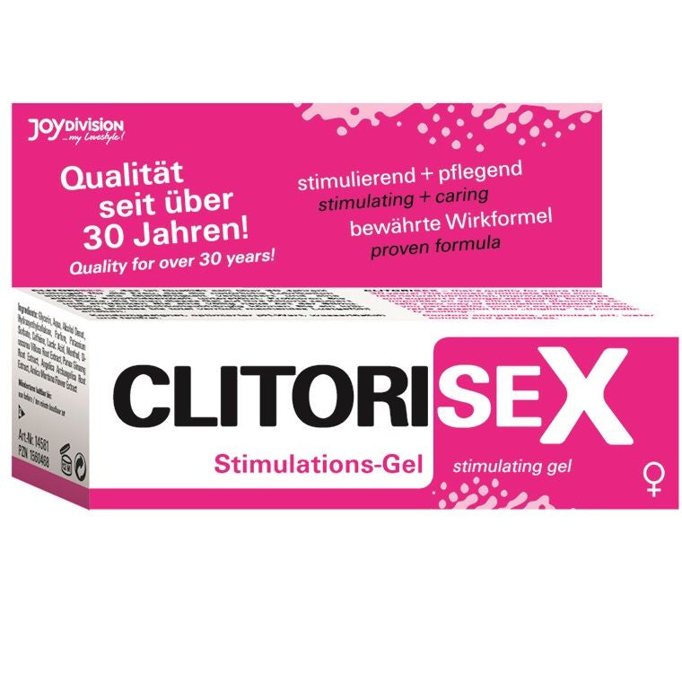 JOYDIVION EROPHARM - CLITORISEX GEL STIMOLANTE 25 ML - JOYDIVISION EROPHARM | Lingerie Harness Boutique