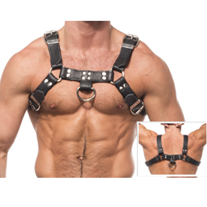 LEATHER BODY - IMBRACATURA A CATENA III - LEATHER BODY | Lingerie Harness Boutique
