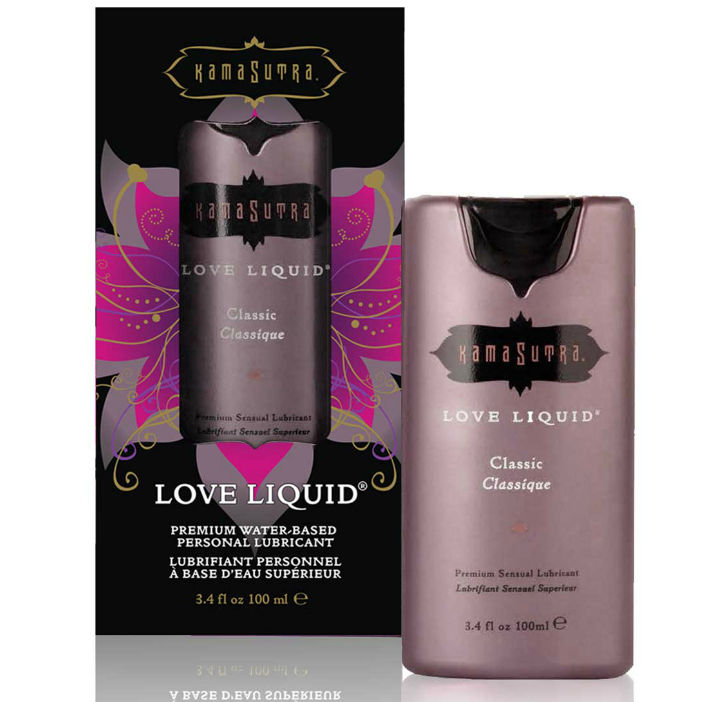 KAMASUTRA - LUBRIFICANTE LIQUIDO LOVE 100ML - KAMASUTRA COSMETICS | Lingerie Harness Boutique
