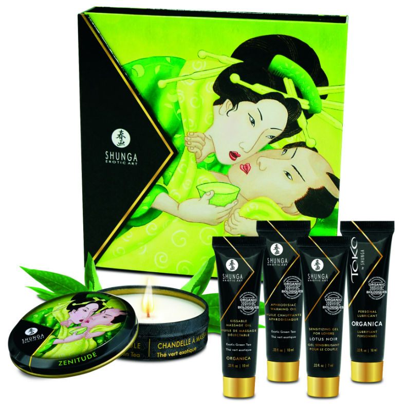 SHUNGA - KIT TÈ VERDE BIOLOGICO GEISHA SEGRETO - SHUNGA KITS | Lingerie Harness Boutique