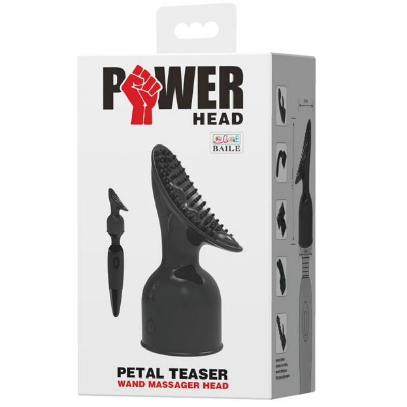 BAILE - TESTINA INTERCAMBIABILE POWER HEAD PER MASSAGGIATORE PER LA STIMOLAZIONE DEL CLITORIDE - BAILE POWER HEAD | Lingerie Harness Boutique
