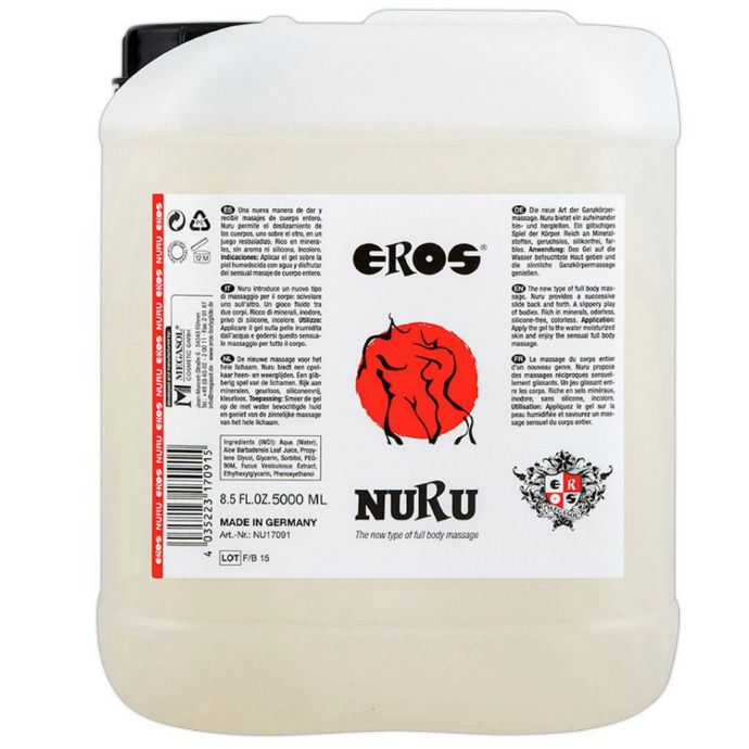 EROS - OLIO DA MASSAGGIO NURU RICCO DI MINERALI 5000 ML - EROS CLASSIC LINE | Lingerie Harness Boutique