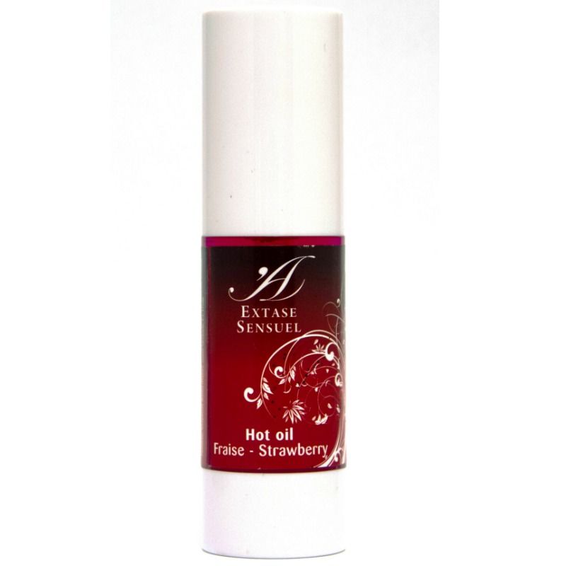 EXTASE SENSUAL - OLIO CALORE STIMOLANTE ALLA FRAGOLA 30 ML - EXTASE SENSUAL | Lingerie Harness Boutique