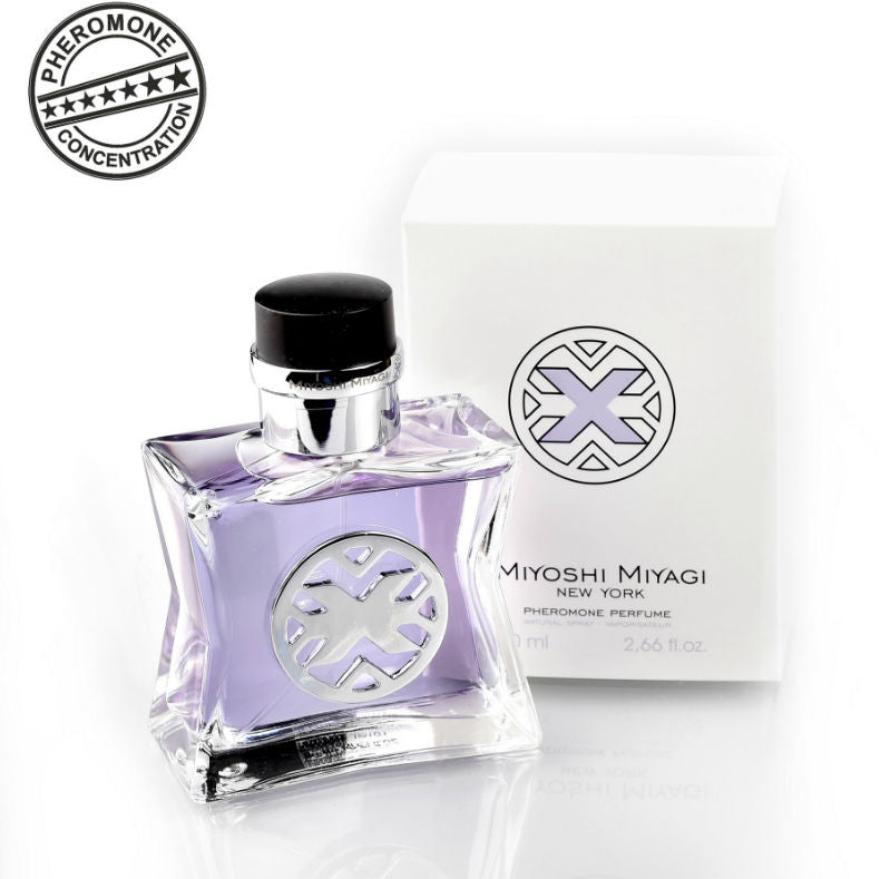 MIYOSHI MIYAGI - NEW YORK PROFUMO DE FEROMONAS MUJER 80ML - MIYOSHI MIYAGI | Lingerie Harness Boutique