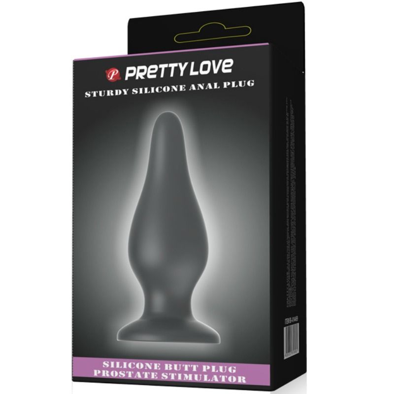PRETTY LOVE - TAPPO ERGONOMICO IN SILICONE 15.4 CM - PRETTY LOVE BOTTOM | Lingerie Harness Boutique